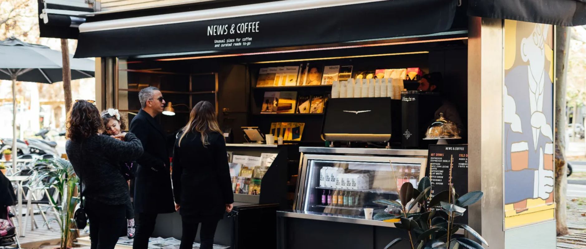 News&Coffee: De Kiosko a Cafeterías